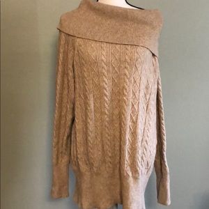 REV cowl/off the shoulder sweater